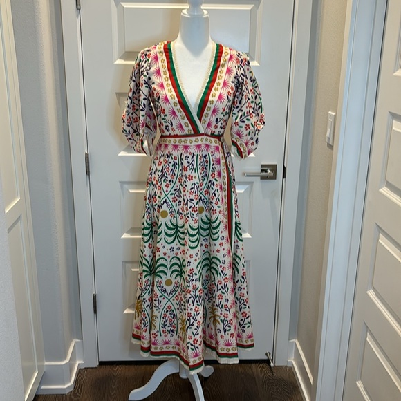 FARM Rio Summer Afternoon Dress Size S - Picture 4 of 10